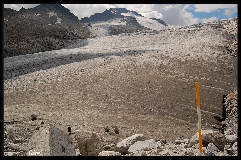 Adamello  salita al ghiacciaio del Mandrone